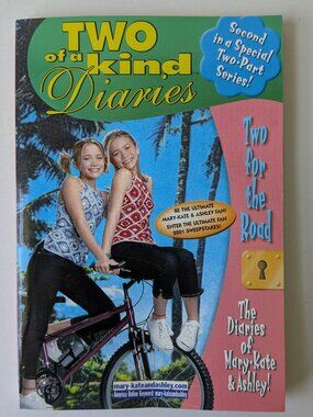 5/$15 Vintage Kids Book Two for the Road Two of Kind Diaries 18 Mary Kate Ashley